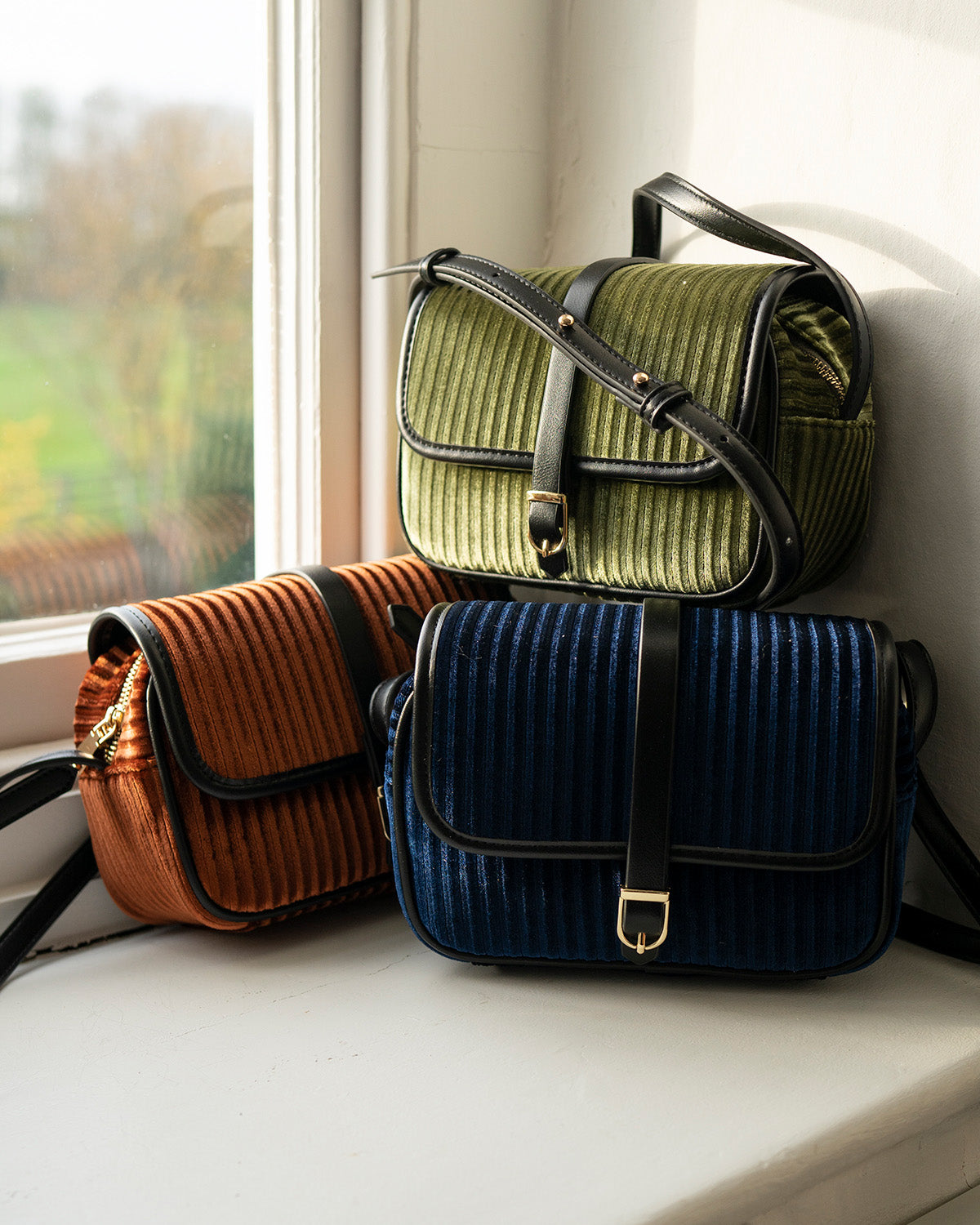 Vivianne Velvet Camera Bags Fable England Trade