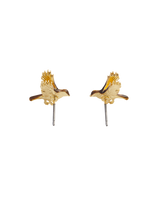 Enamel Flying Robin Earrings