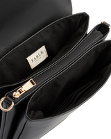 Deco Blooms Black Crossbody Handbag