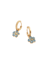 Flower Huggie Earrings