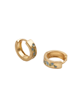 Forget-Me-Not Mini Hoop Earrings