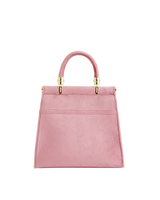 Morning Song Bird Embroidered Mini Pink Tote