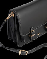 Magical Mushroom Black Satchel