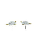 Hydrangea Silver Earrings