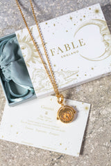 Gemini Zodiac Spinner Necklace