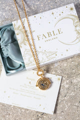 Pisces Zodiac Spinner Necklace