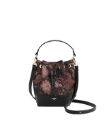 Deco Bloom Black Bucket Bag