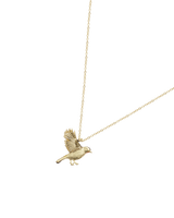 Enamel Robin Necklace