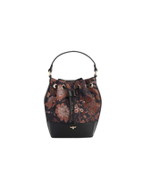 Deco Bloom Black Bucket Bag