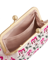 Pansy Victoriana Pink Clutch