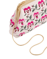 Pansy Victoriana Pink Clutch
