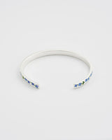 Forget Me Not Silver Bangle