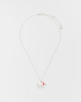 Cosy Polar Bear Silver Chain Necklace
