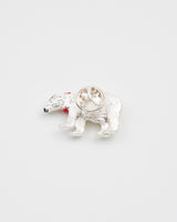 Cosy Polar Bear Enamel Brooch