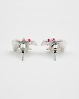 Cosy Polar Bear Silver Stud Earrings