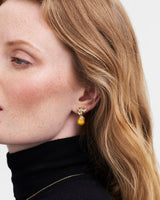 Golden Pear Drop Gold Earrings