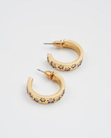 Nightshade Gold Hoop Earrings