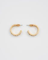 Nightshade Gold Hoop Earrings