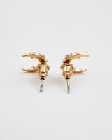 Nightshade Moon Gold Stud Earrings