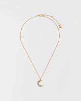 Nightshade Moon Gold Chain Necklace