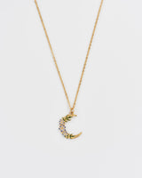 Nightshade Moon Gold Chain Necklace
