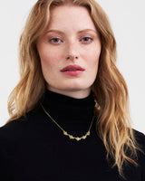 Oak Leaf Gold Choker Necklace