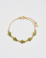 Oak Leaf Gold Bracelet