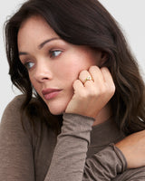 Poppy Anemone Gold Ring