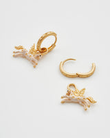 Pegasus Huggie Earrings