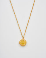 Sun Locket Necklace