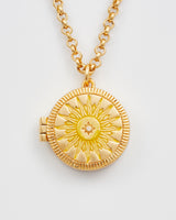 Sun Locket Necklace