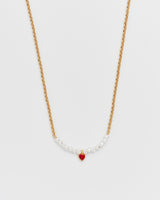 Heart Pearl Necklace