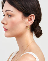 Wildflower Garden Hoop Earrings