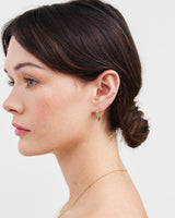 Floral Wreath Hoop Earrings