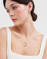 Floral Wreath Necklace