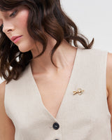 Cupid Heart Brooch