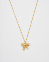 Bow Pendant Necklace