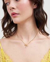 Gold Plain Toggle Necklace