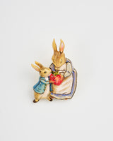 Fable England x Peter Rabbit with Mrs Rabbit Brooch