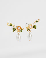 Ivy Pearl Climber Earrings