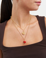 Snake & Blossom Locket Necklace