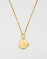 Snake & Blossom Locket Necklace
