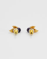 Orla Blackberry Stud Earrings