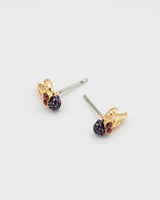 Orla Blackberry Stud Earrings