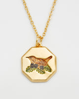 Wren and Blackberry Necklace