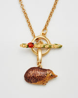 Ladybird and Hedgehog Toggle Necklace