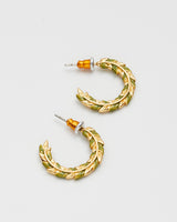 Wheat Hoop Earrings