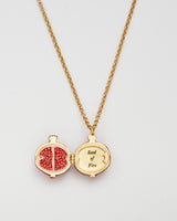 Pomegranate Locket Necklace