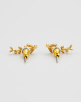 Niva Mistletoe Pearl Climber Earrings