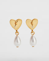 Niva Mistletoe Pear Earrings